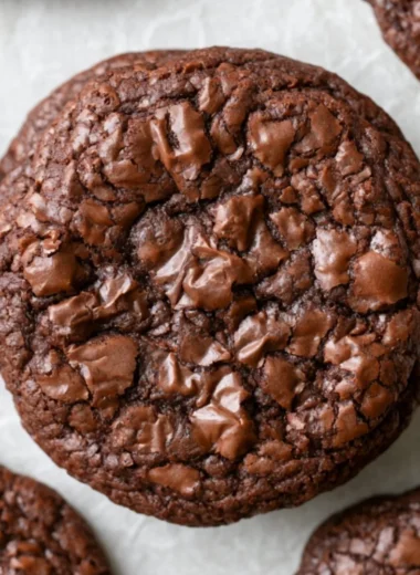 Delicious easy brownie cookies with a rich chocolate flavor