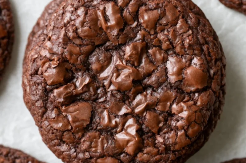 Delicious easy brownie cookies with a rich chocolate flavor