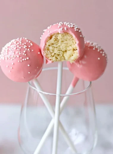 Homemade Starbucks cake pop recipe with colorful decorations