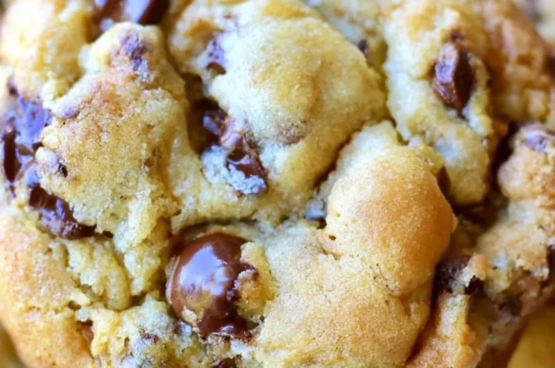 Plate of homemade sugar free chocolate chip cookies with chocolate chips