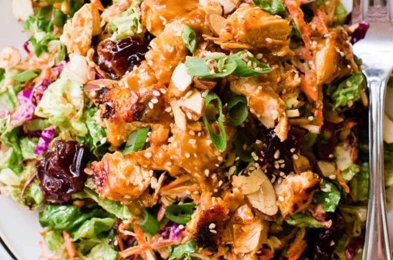 Whole30 Chinese Chicken Salad with Dates - Gluten Free and Paleo Recipe