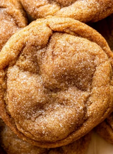 Chewy pumpkin snickerdoodle cookies with brown butter and fall spices.